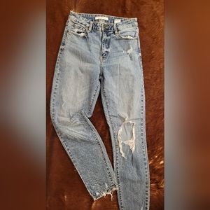 Eunina size 5 super high rise mom jeans